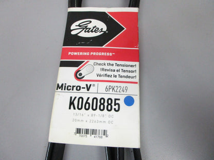 NEW K060885 Gates Micro-V 13/16" x 89 ⅛" Serpentine Belt 0720