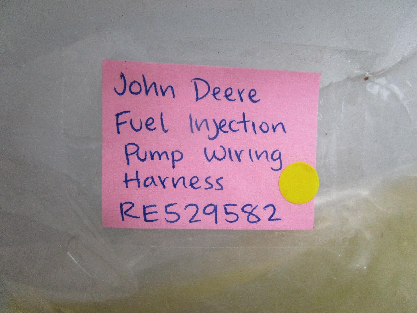 *NEW OEM* 0820 John Deere Fuel Injection Pump Wiring Harness RE529582