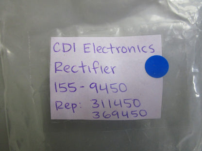*NEW* 0820 CDI Electronics Rectifier 155-9450 Replaces: 311450 369450