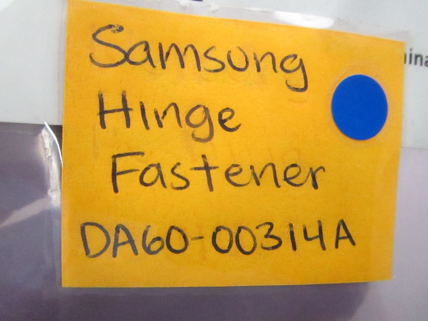 *NEW OEM* 0810 Samsung Hinge Fastener DA60-00314A