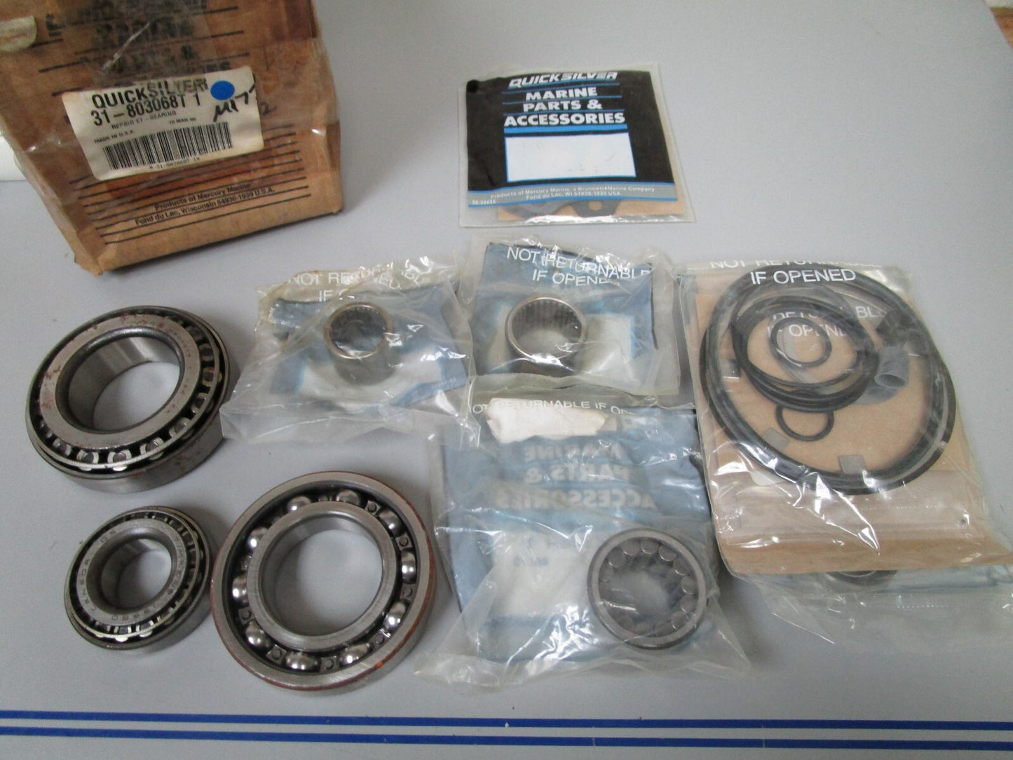 *NEW OEM* 0720 Mercury Quicksilver Bearing Repair Kit 31-803068T