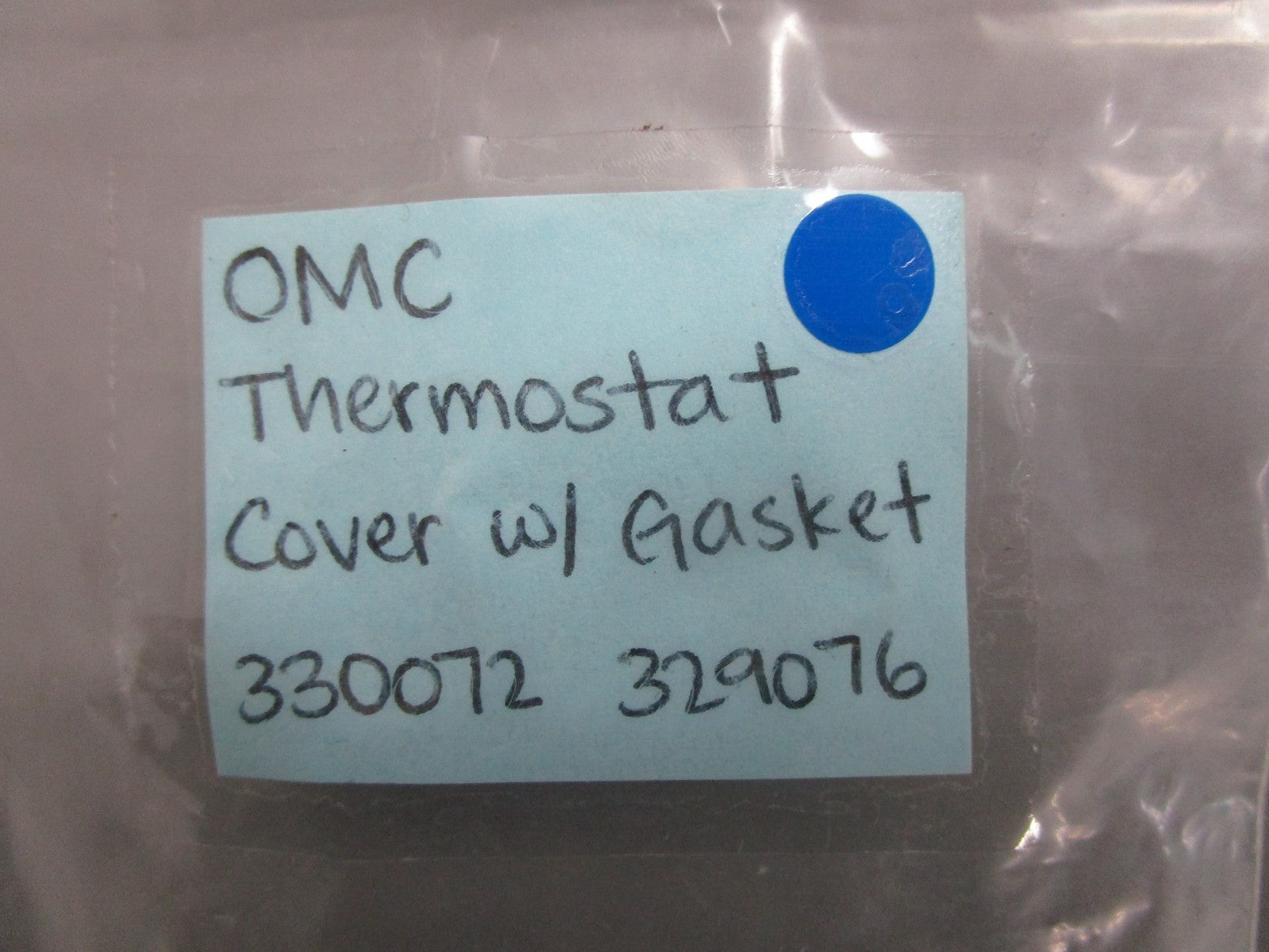 *NEW OEM* 0820 OMC Johnson Evinrude Thermostat Cover w/ Gasket 330072 329076
