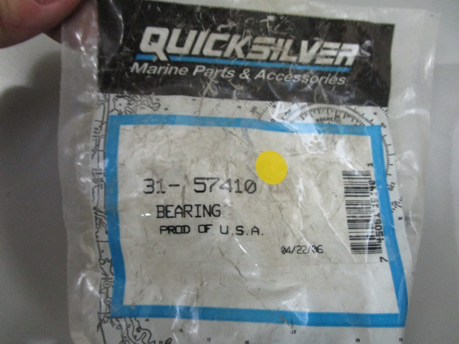 *NEW OEM* 0810 Mercury Quicksilver Bearing 31-57410