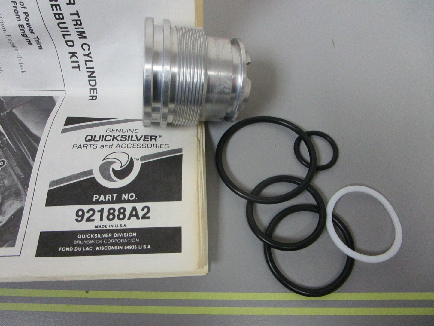 *NEW OEM* 0720 Mercury Quicksilver Trim Cylinder Rebuild Kit 92188A2