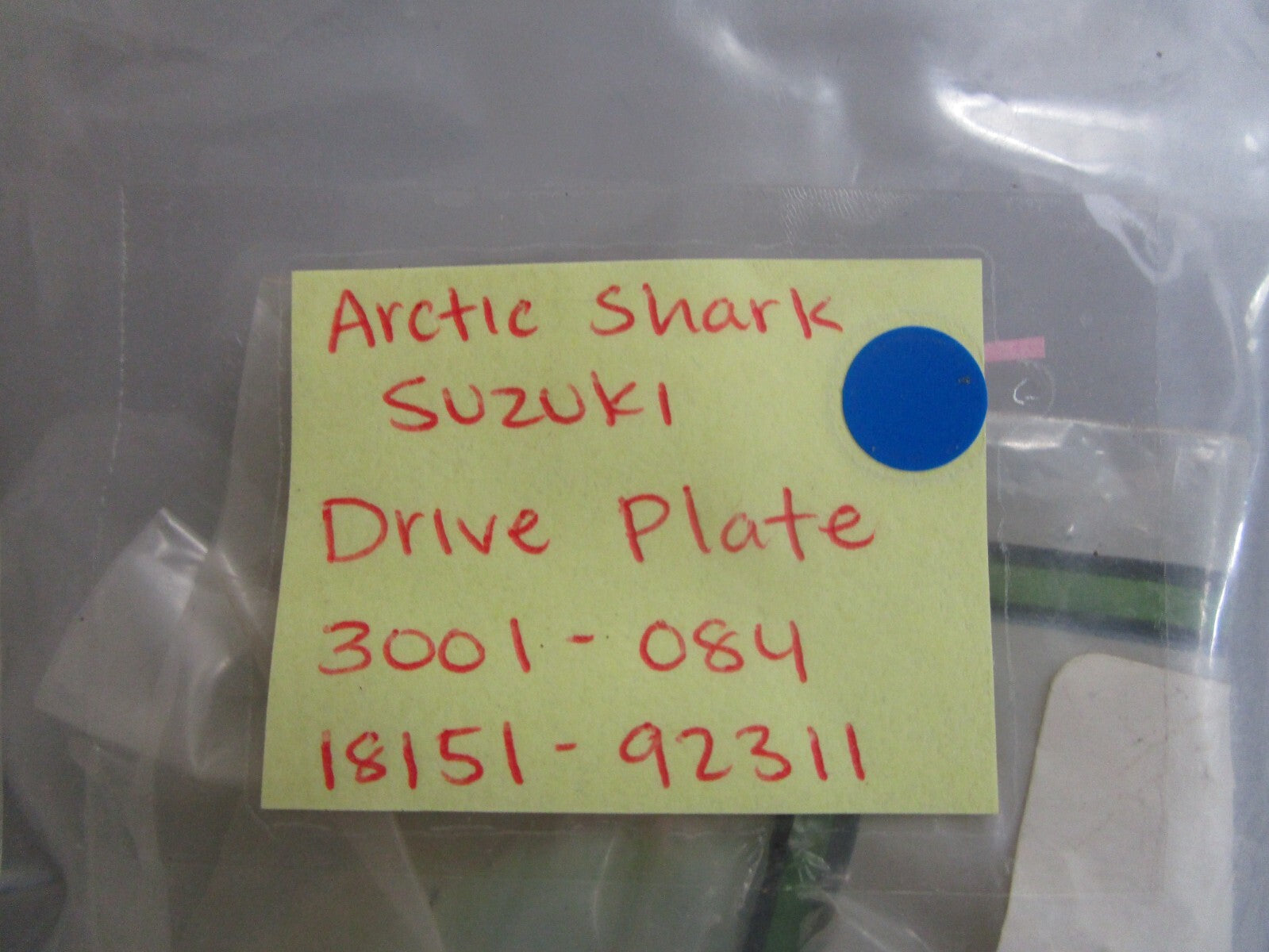 *NEW OEM* 0810 Arctic Shark Suzuki Drive Plate 3001-084 18151-92311