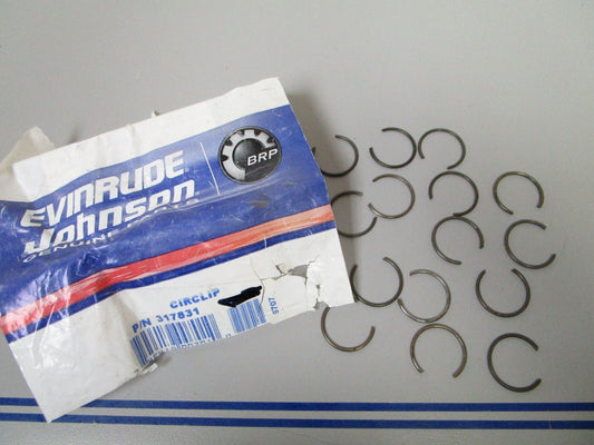 *NEW OEM* (LOT OF 15) 0770 OMC Johnson Evinrude Reservoir CirClip 317831 0317831