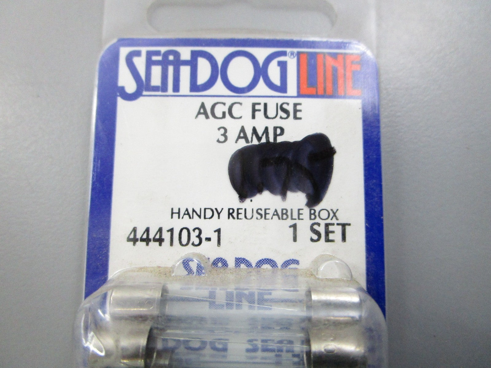 NEW (LOT OF 5) 444103-1 Sea-Dog 3 AMP AGC Fuse 0810