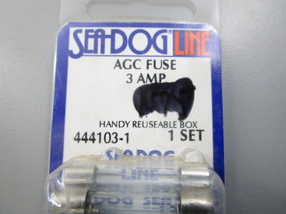 NEW (LOT OF 5) 444103-1 Sea-Dog 3 AMP AGC Fuse 0810