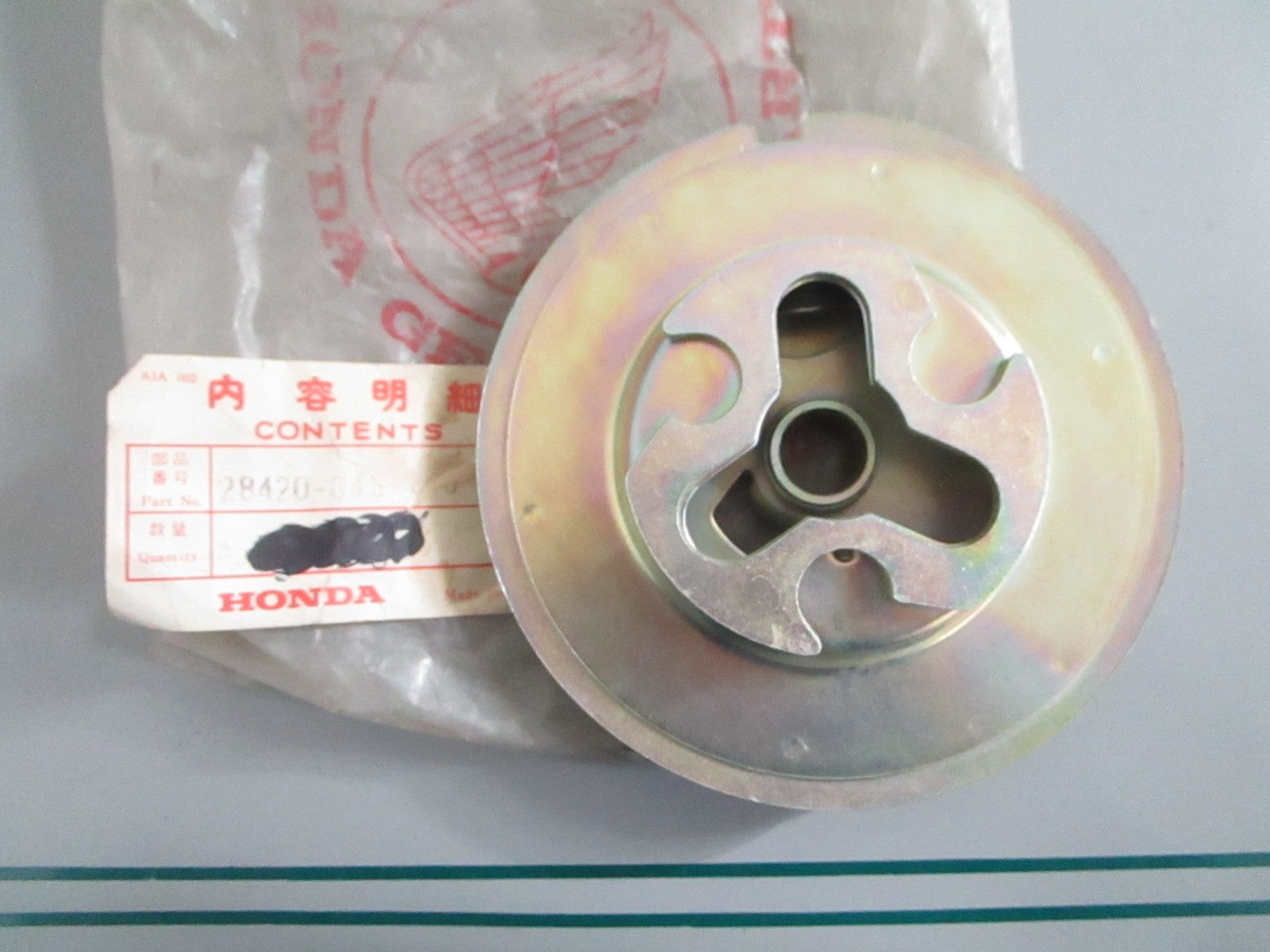 NEW OEM 28420-848-810 Honda Recoil Starter Pulley 0820