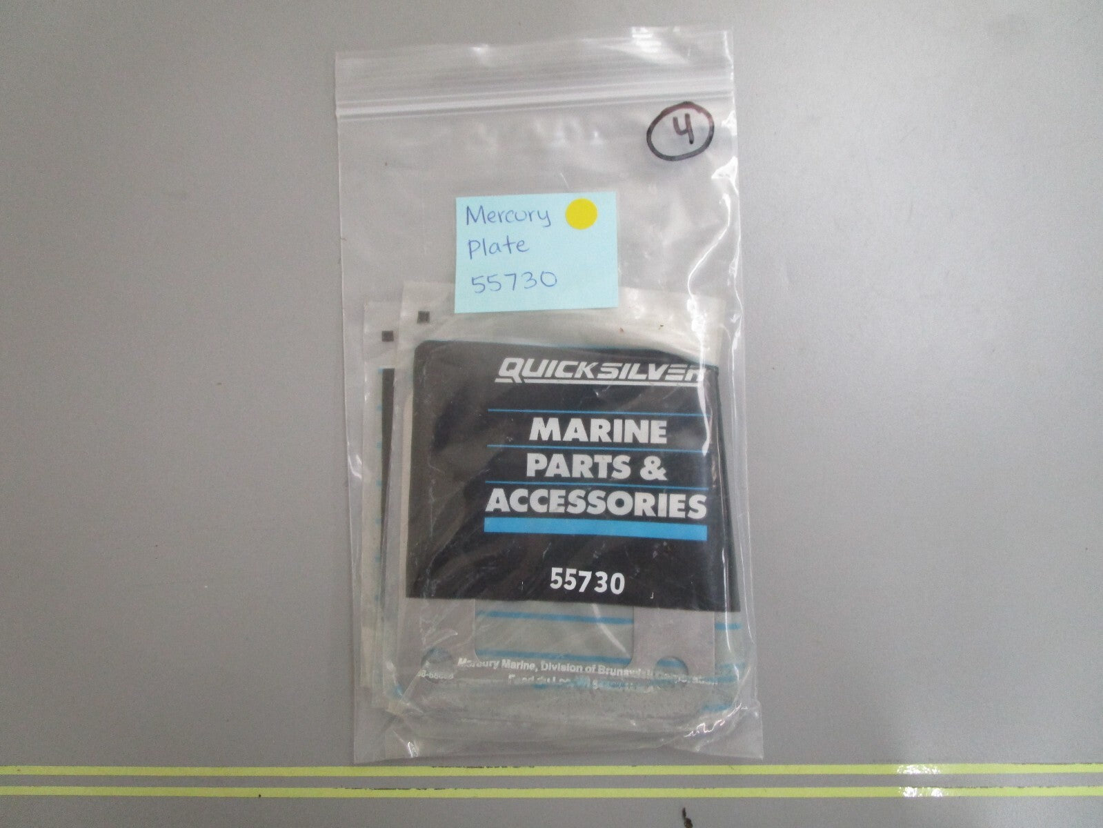 *NEW OEM* 0810 Mercury Quicksilver Plate 55730