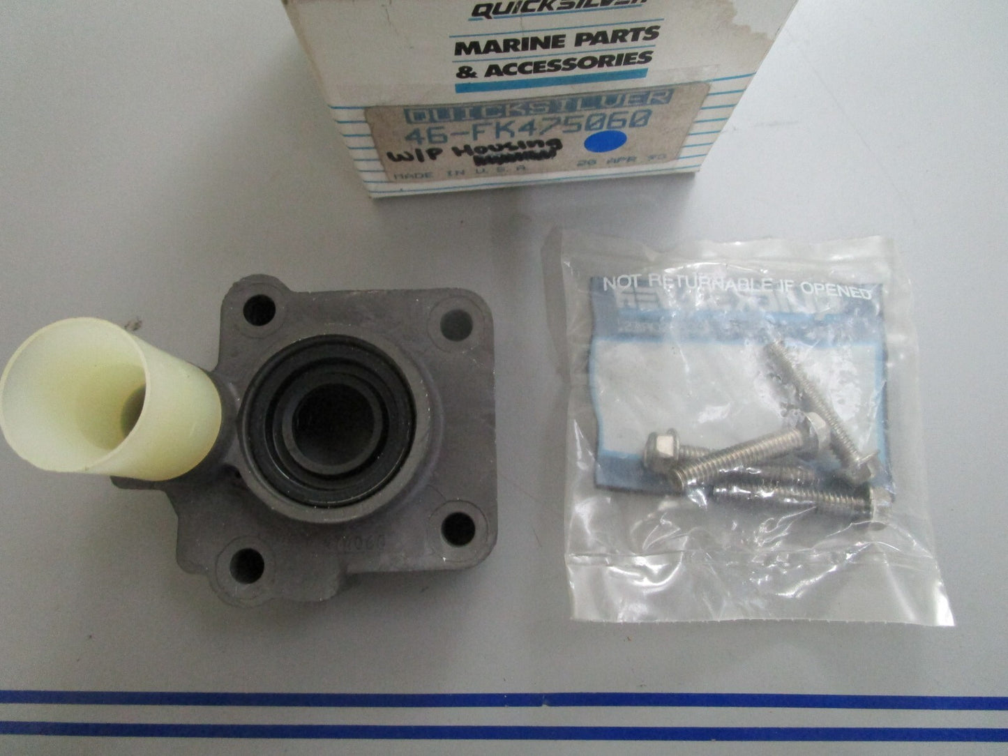 *NEW OEM* 0820 Mercury Quicksilver Water Pump Housing 46-FK475060