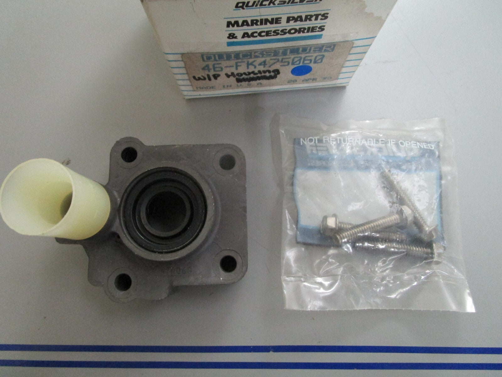 *NEW OEM* 0820 Mercury Quicksilver Water Pump Housing 46-FK475060