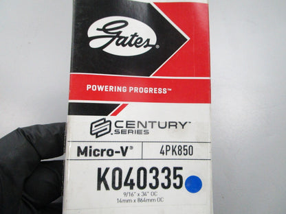 NEW K040335 Gates Micro-V Serpentine Belt 0810