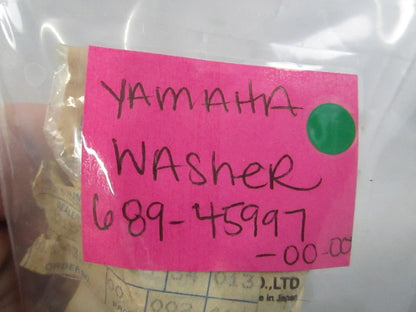 NEW OEM 689-45997-00-00 Yamaha Washer 0810