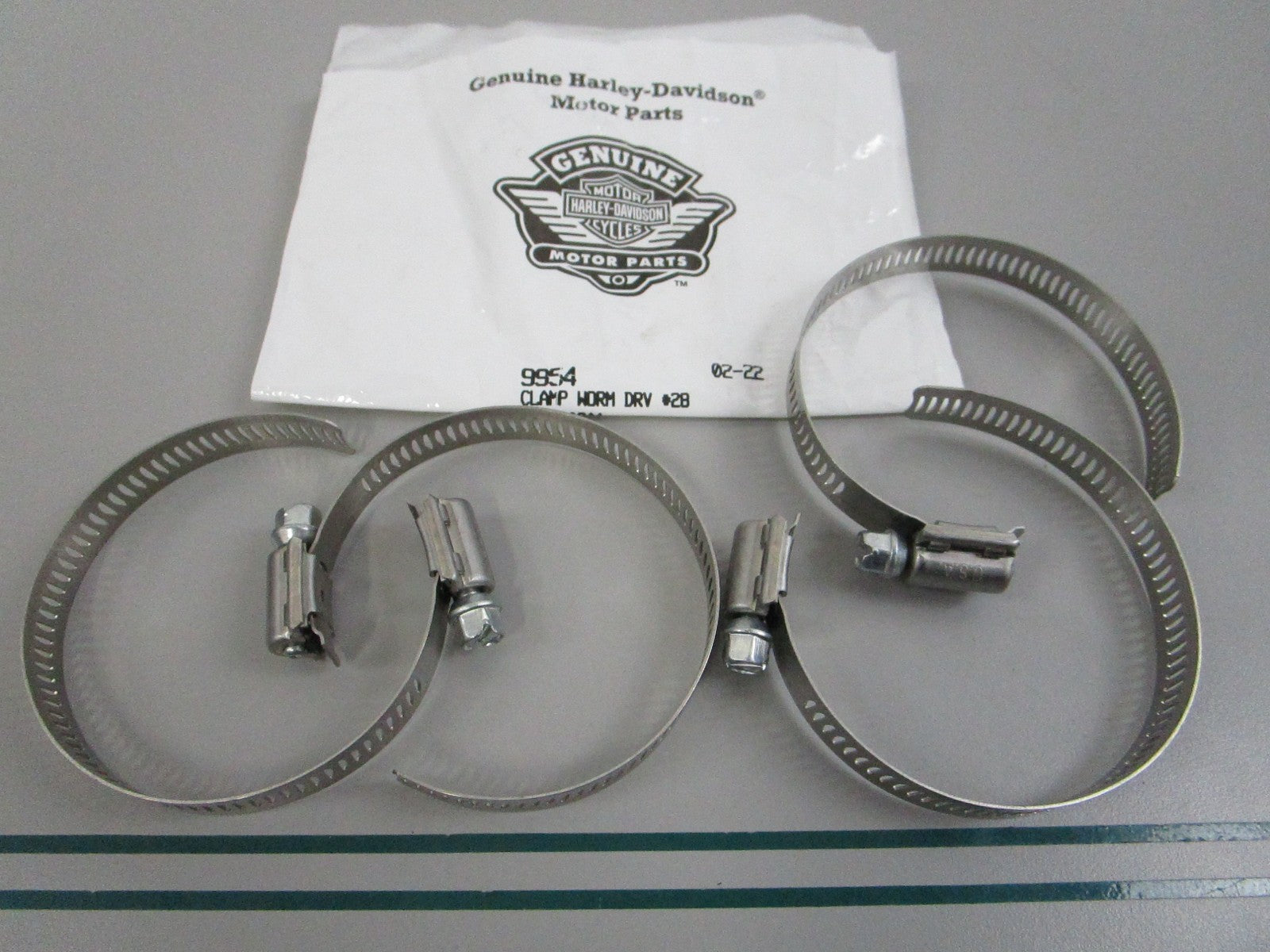 NEW OEM (LOT OF 4) 9954 Harley Davidson Clamp 0810