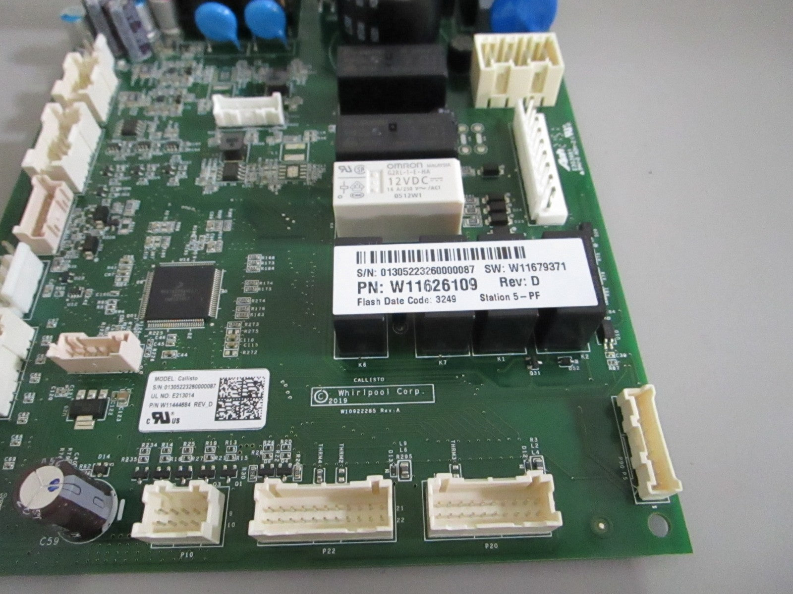 Whirlpool NEW OEM Refrigerator Electronic Control Board W11626109 NOS 0820
