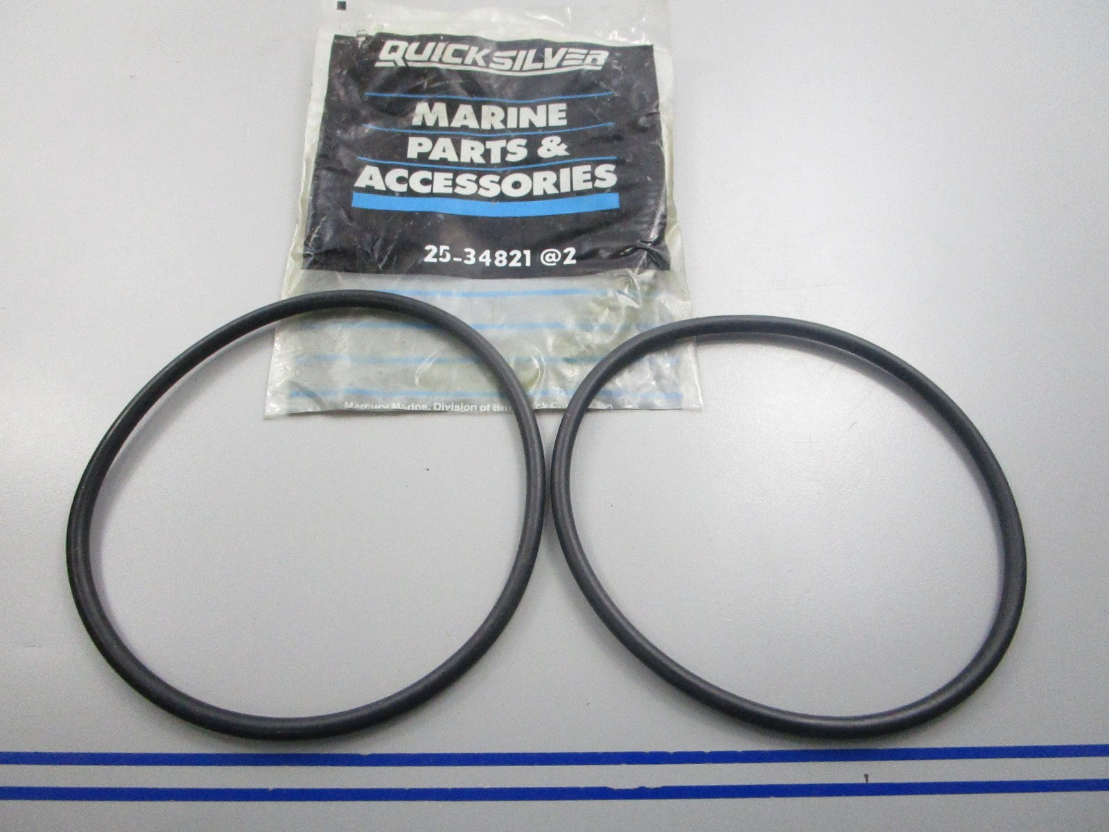 NEW OEM (LOT OF 2) 25-34821 Mercury Quicksilver O-Ring 0810