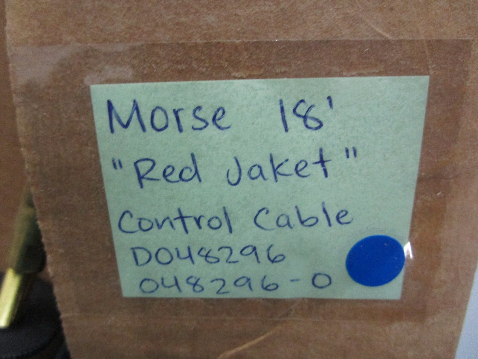 *NEW* 0820 Morse 18' "Red Jaket" Control Cable D048296 048296-0
