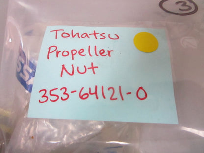 *NEW OEM* 0810 Tohatsu Propeller Nut 353-64121-0
