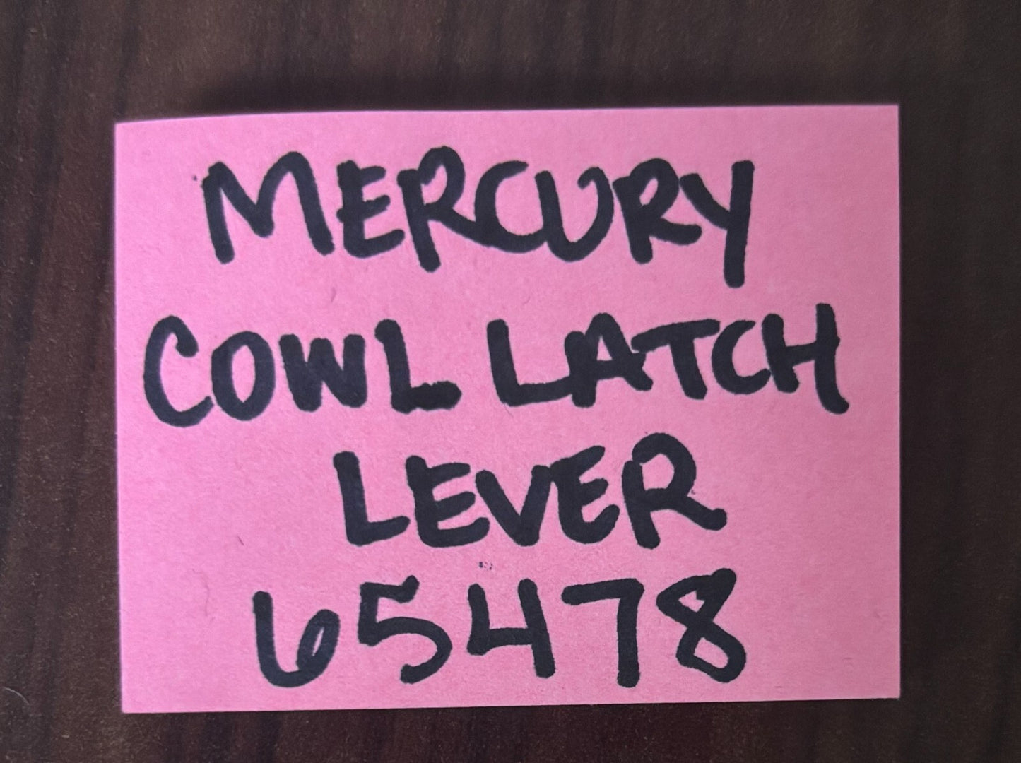 *NEW OEM* 0810 Mercury Quicksilver Cowl Latch Lever 65478