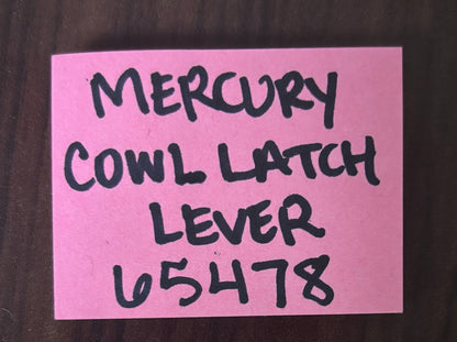 *NEW OEM* 0810 Mercury Quicksilver Cowl Latch Lever 65478