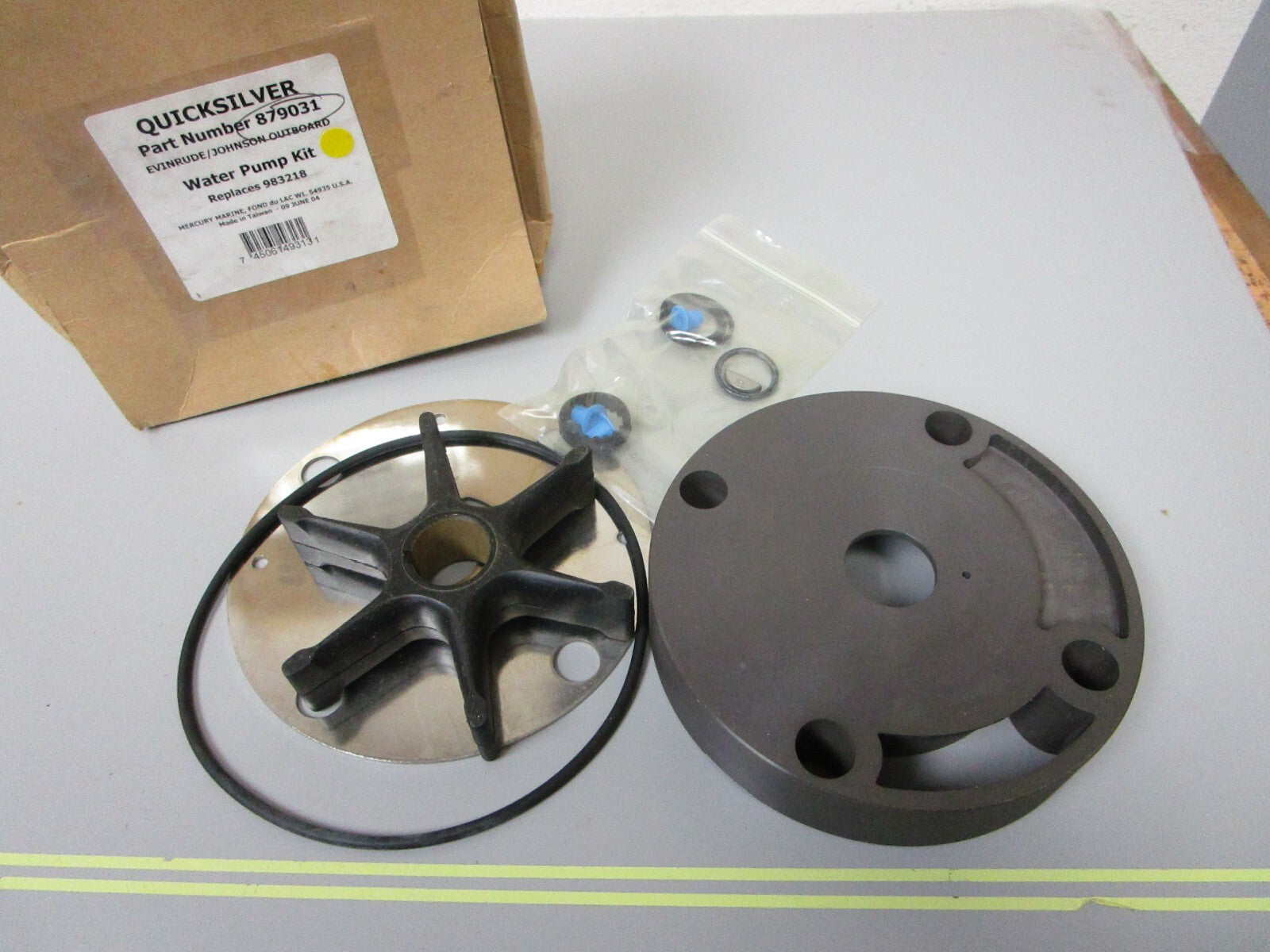 *NEW OEM* 0720 Quicksilver Water Pump Kit 879031 Replaces OMC Stringer 983218