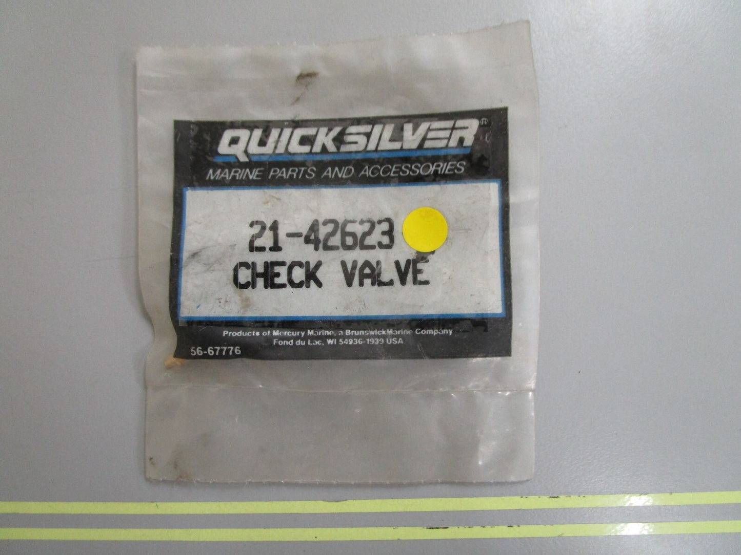 *NEW OEM* 0810 Mercury Quicksilver Check Valve 21-42623