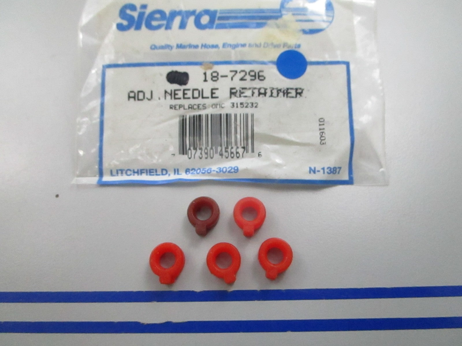 NEW (LOT OF 5) 18-7296 Replaces: OMC 315232 Sierra Needle Retainer Adj. 0810