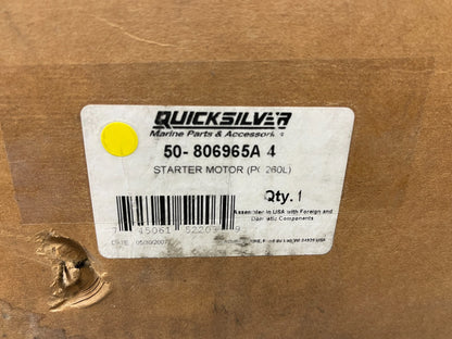 *NEW OEM* 0720 Mercury Quicksilver Starter Motor 50-806965A4
