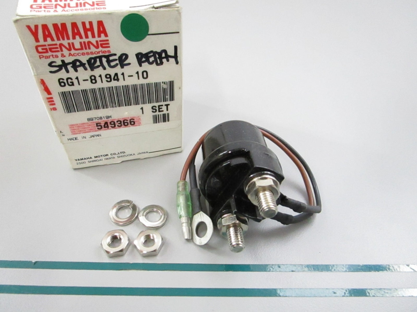 NEW OEM 6G1-81941-10-00-00 Yamaha Starter Relay 0810