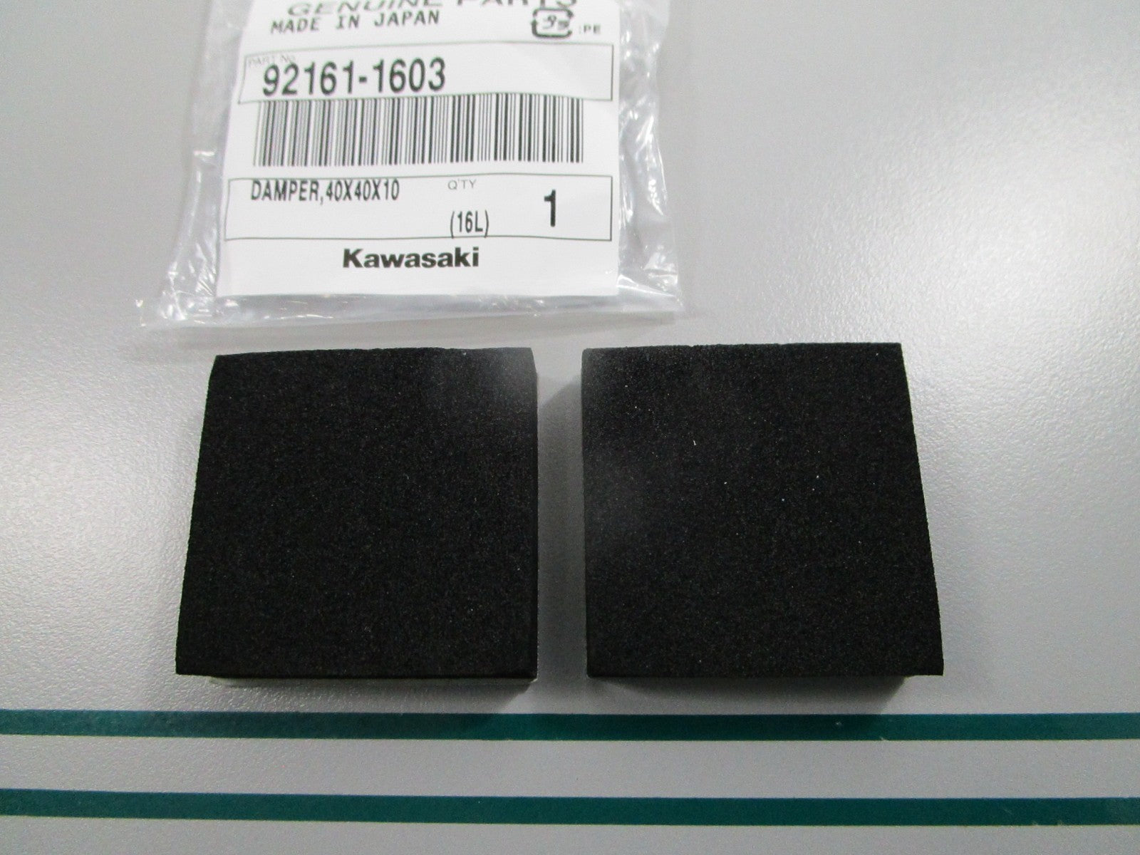 NEW OEM (LOT OF 2) 92161-1603 Kawasaki Damper 0810
