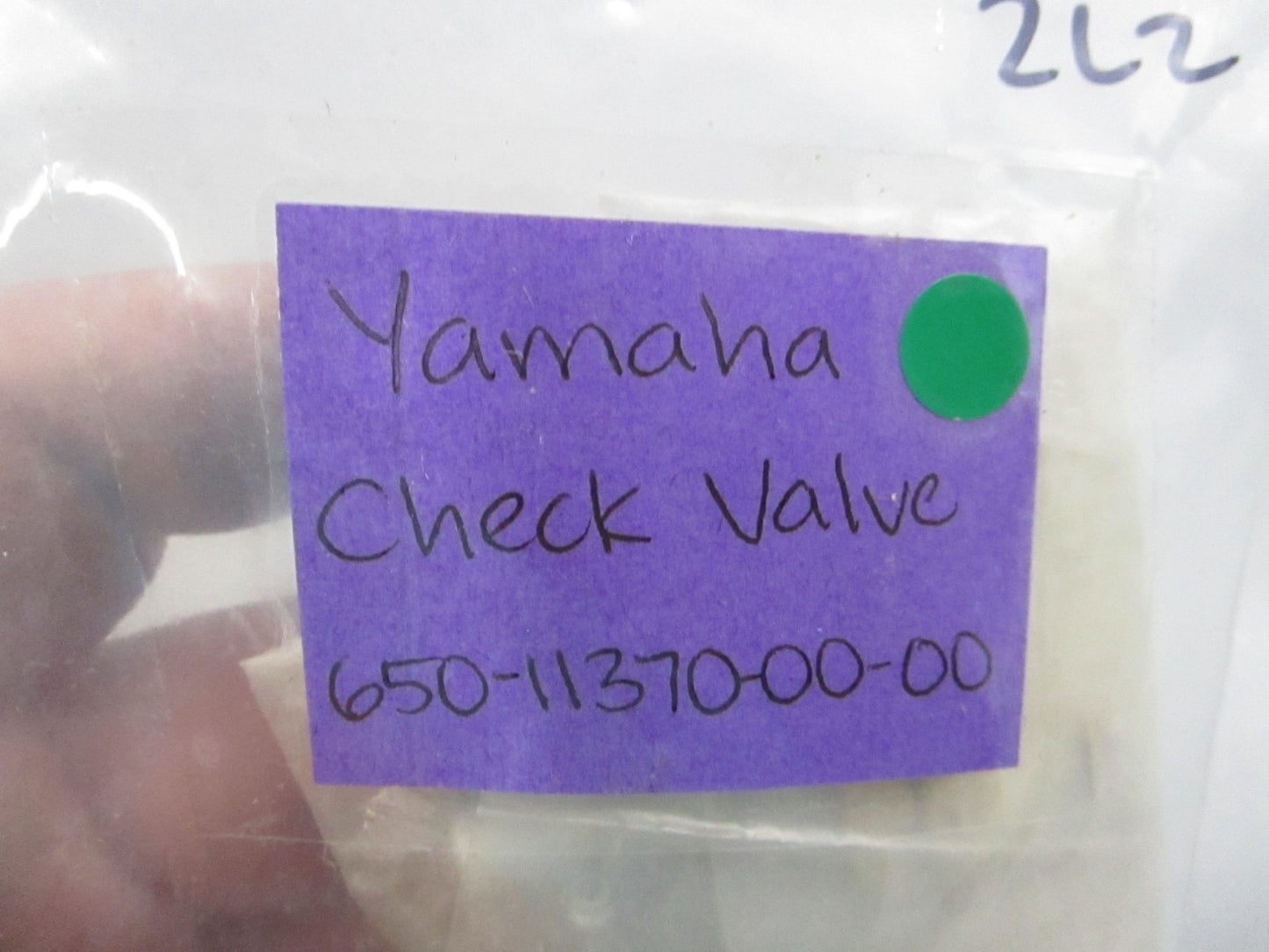 NEW OEM (LOT OF 2) 650-11370-00-00 Yamaha Check Valve 0810