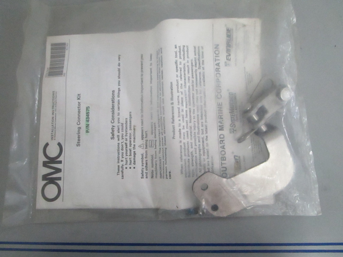 NEW OEM 434575 0434575 OMC Johnson Evinrude Steering Connector Kit 0820