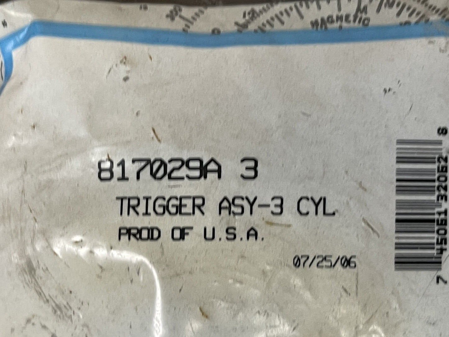 *NEW OEM* 0670 Mercury Quicksilver Trigger Assembly 817029A3 817029