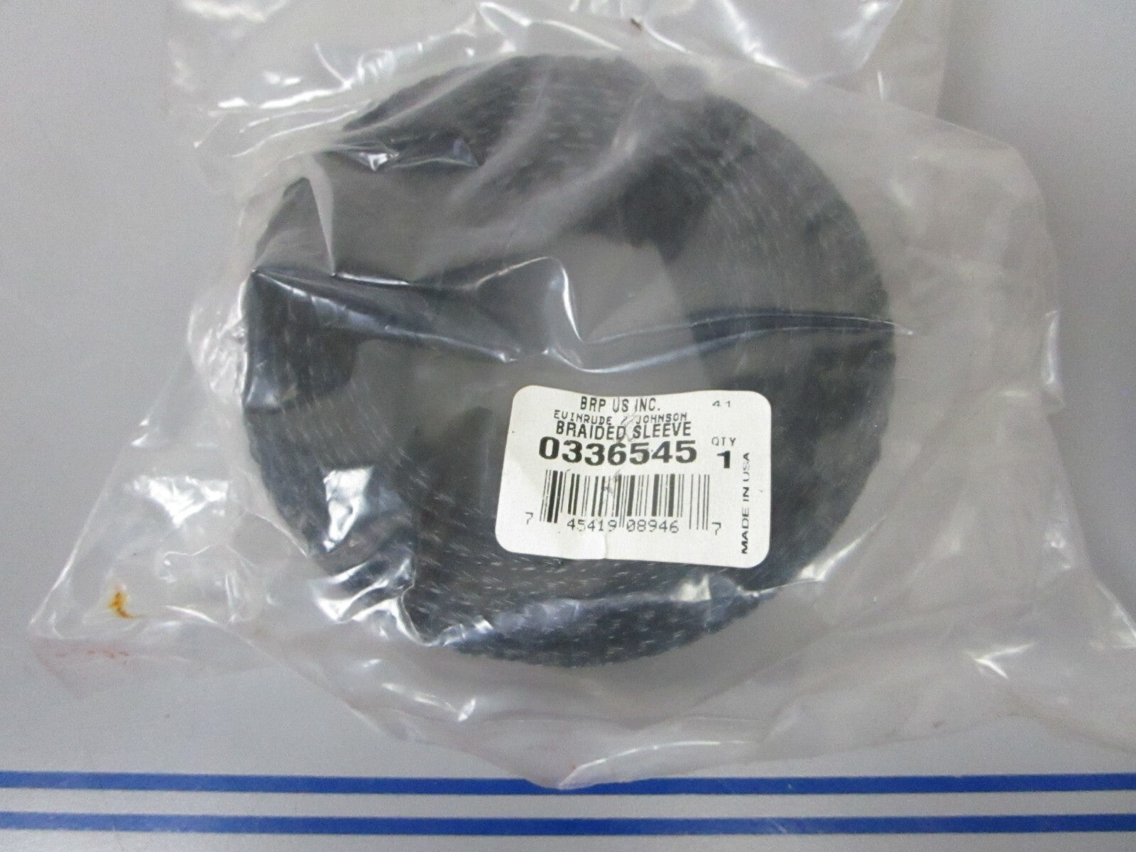*NEW OEM* 0810 OMC Johnson Evinrude Braided Sleeve 336545 0336545