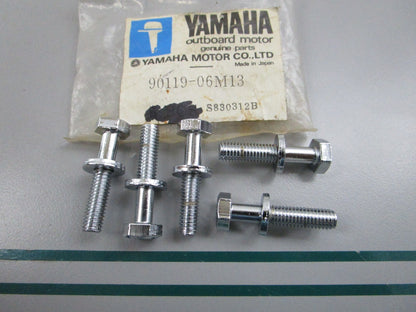 NEW OEM (LOT OF 5) 90119-06M13-00 Yamaha Screw 0810