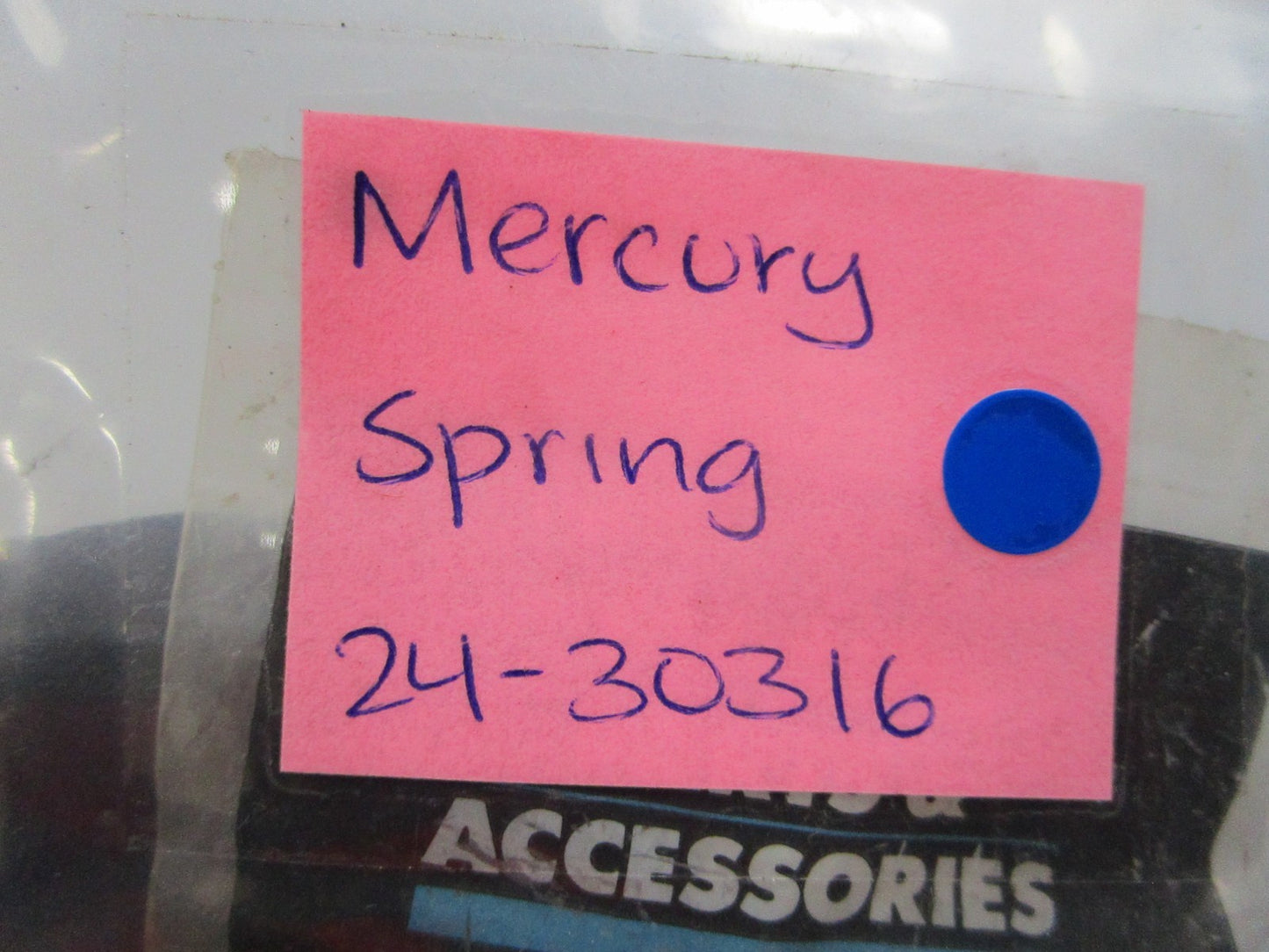 NEW OEM 24-30316 Mercury Quicksilver Spring 0810