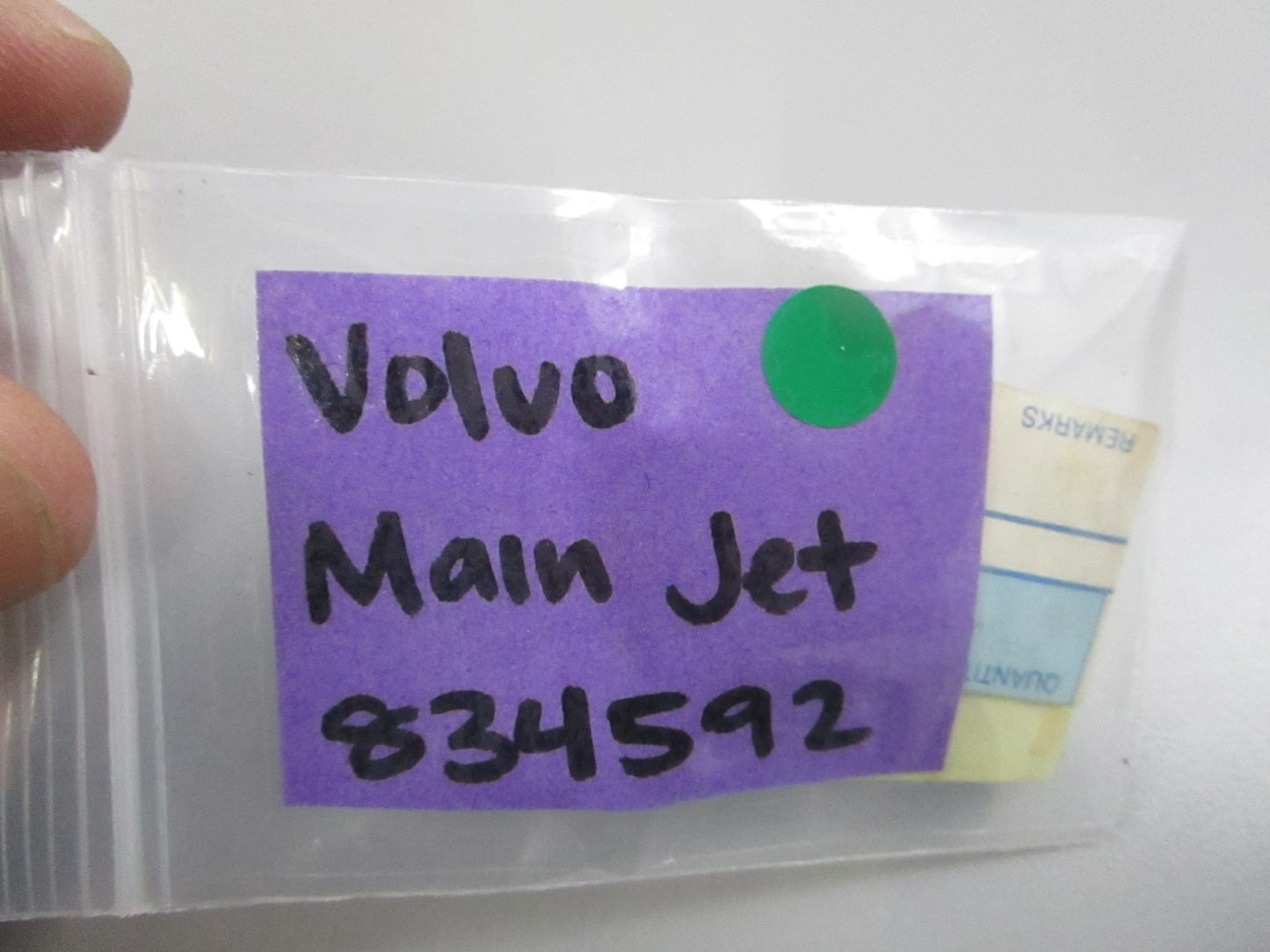 NEW OEM 835492 Volvo Penta Main Jet 0810