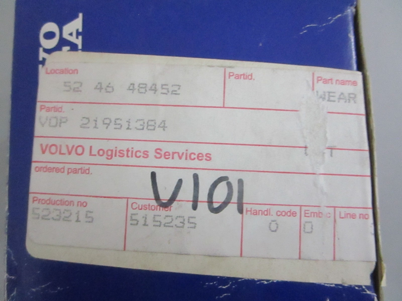 *NEW OEM* 0820 Volvo Penta Wear Kit 21951384