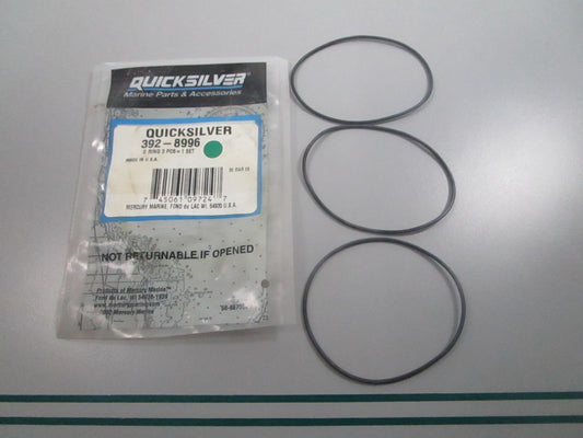 NEW OEM 392-8996 Mercury Quicksilver 3 Piece O-Ring Set 0810