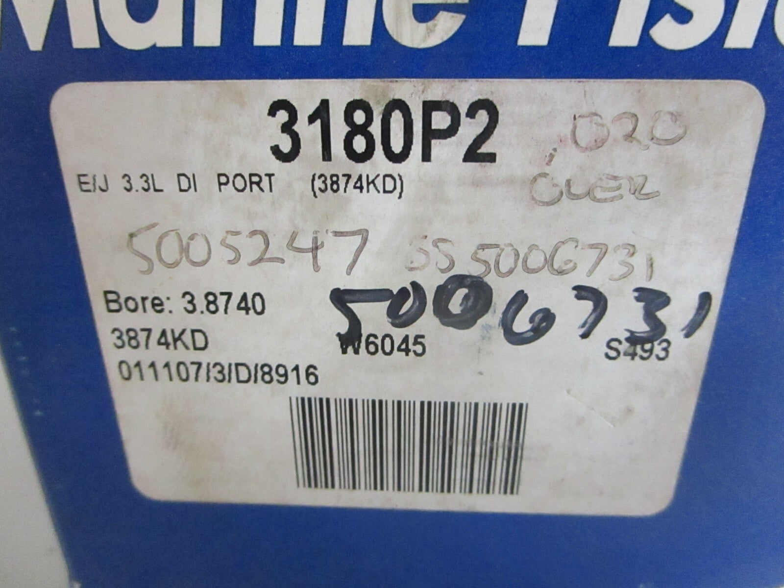 *NEW* 0820 Wiseco Piston Kit 3180P2 Replaces: 5006731
