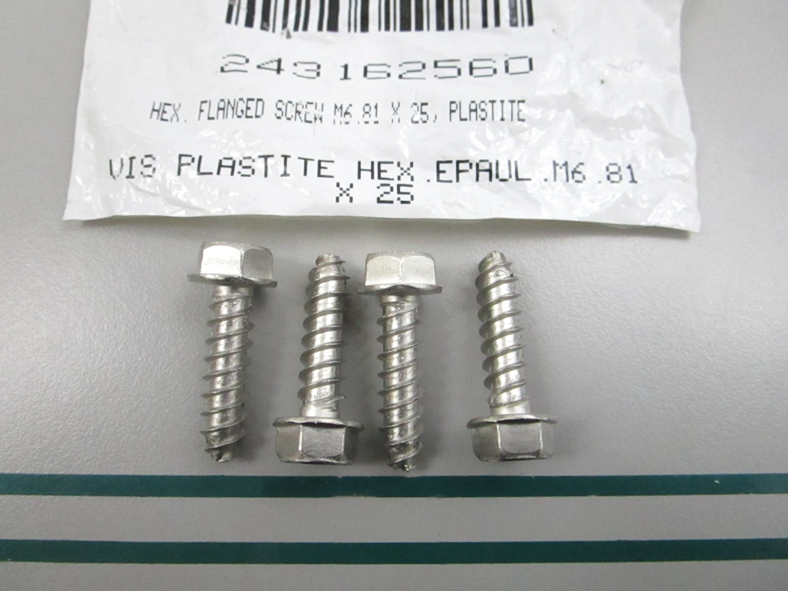 NEW (LOT OF 4) 243162560 Sea-Doo Hex. Flange Screw 0810