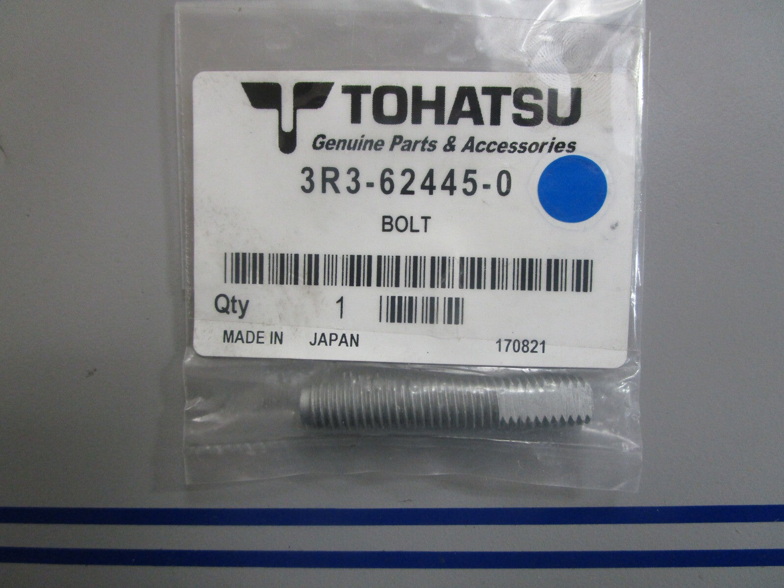 *NEW OEM* 0810 Tohatsu Bolt 3R3-62445-0 3R3624450