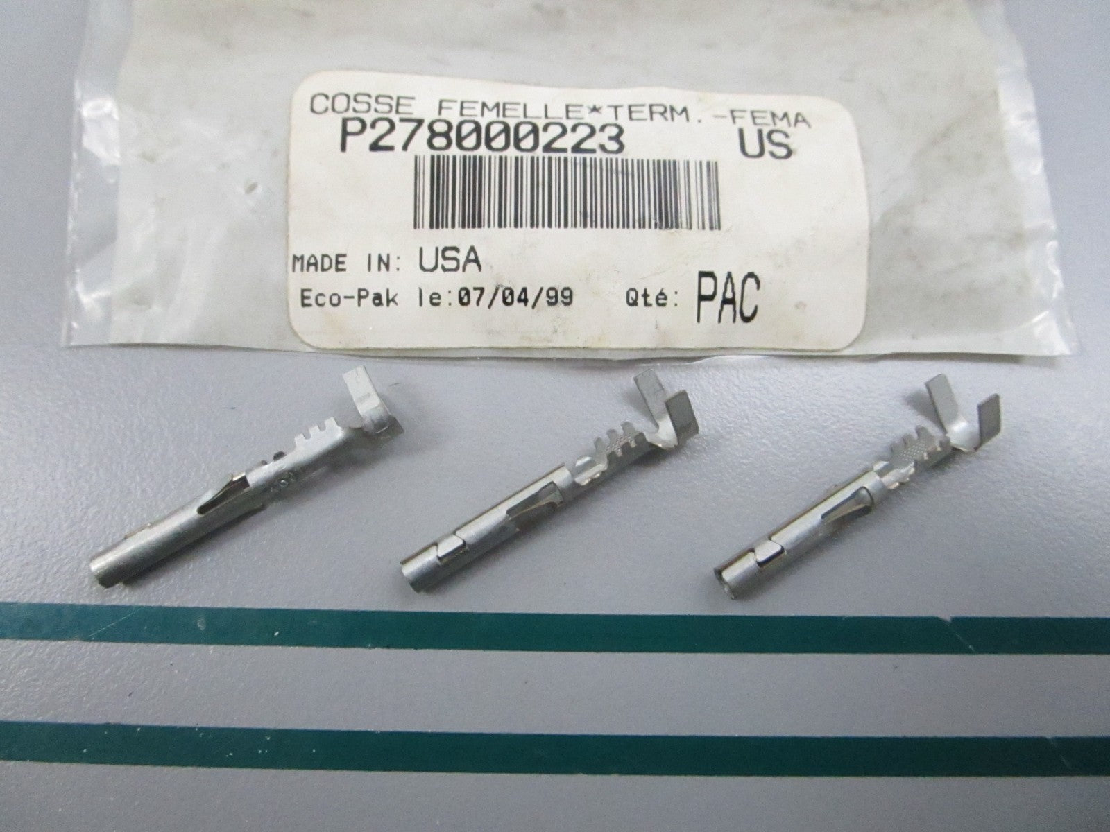 NEW (LOT OF 3) 278000223 Ski-Doo Female Terminal 0810