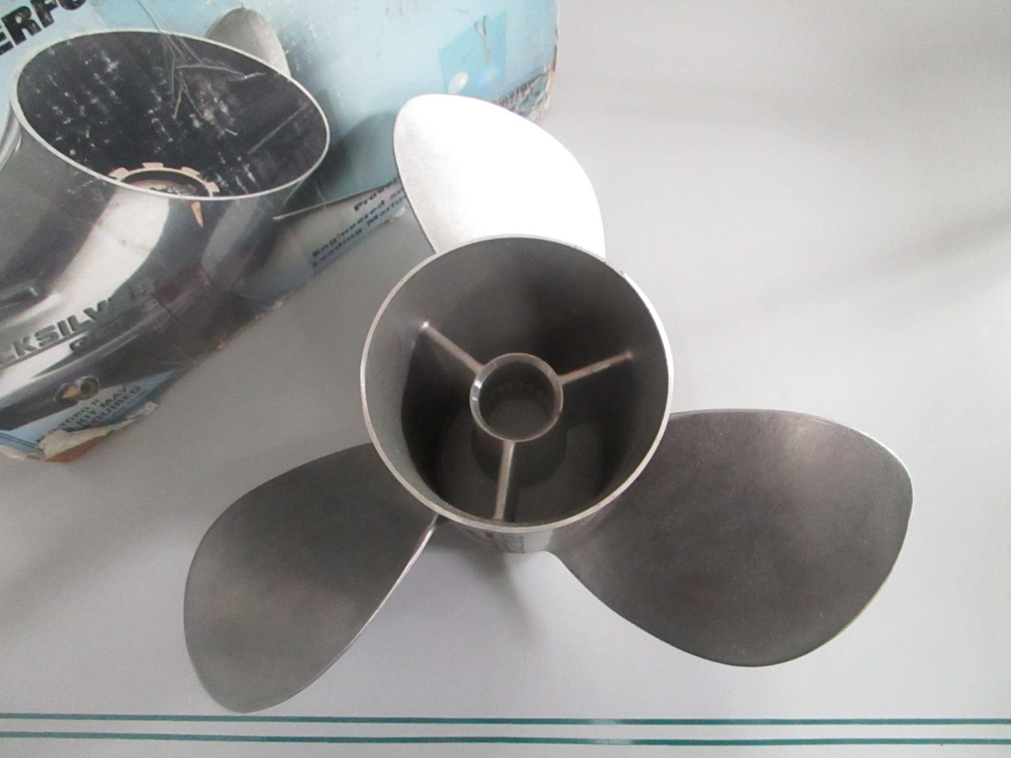 NEW OEM QS3326S Mercury Bravo 14×26 Stainless Steel Propeller 0820