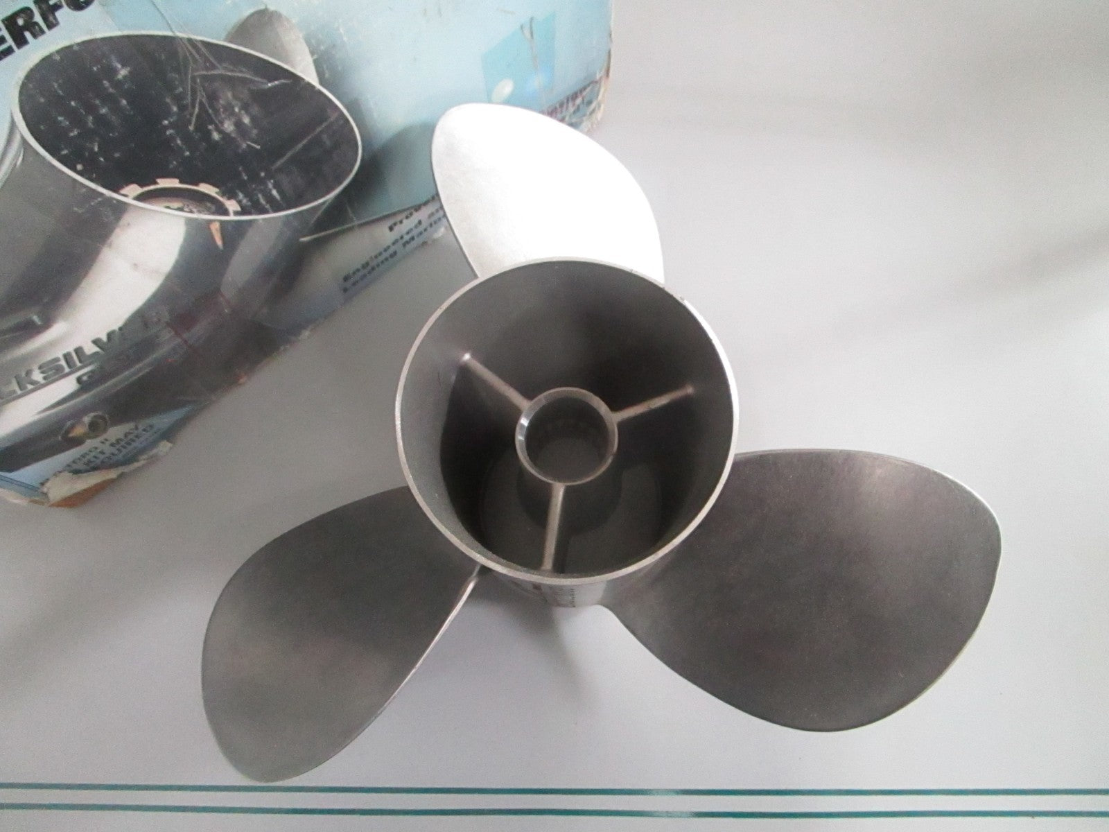 NEW OEM QS3326S Mercury Bravo 14×26 Stainless Steel Propeller 0820