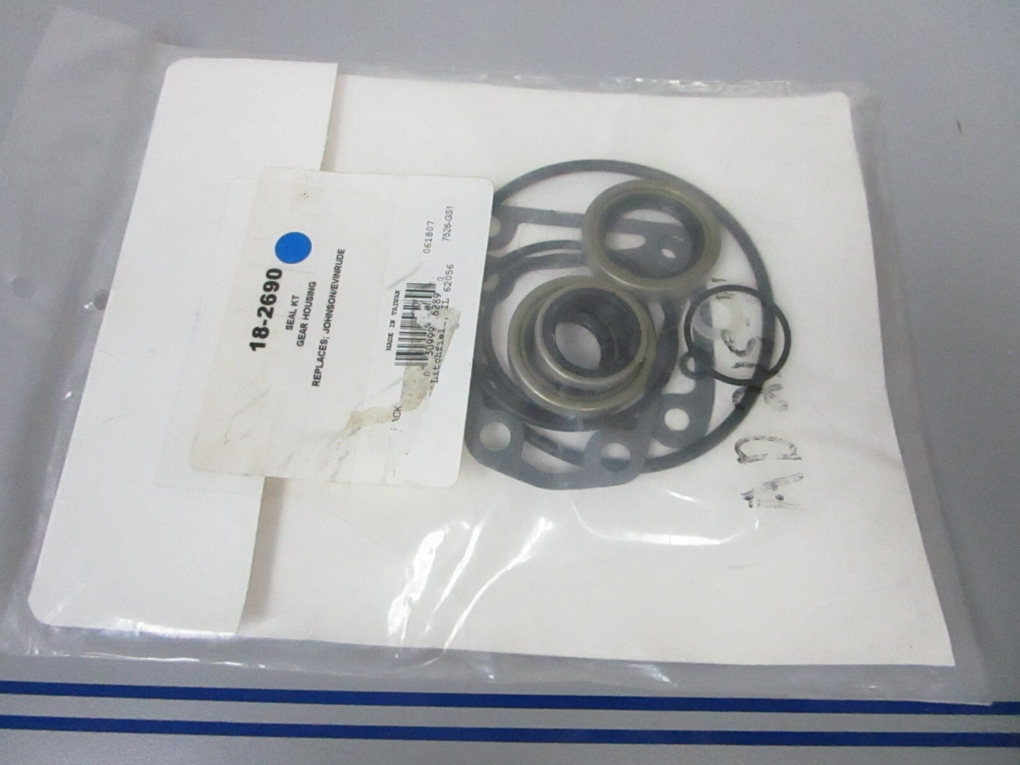 *NEW* 0720 Sierra Gear Housing Seal Kit 18-2690 Replaces: Evinrude