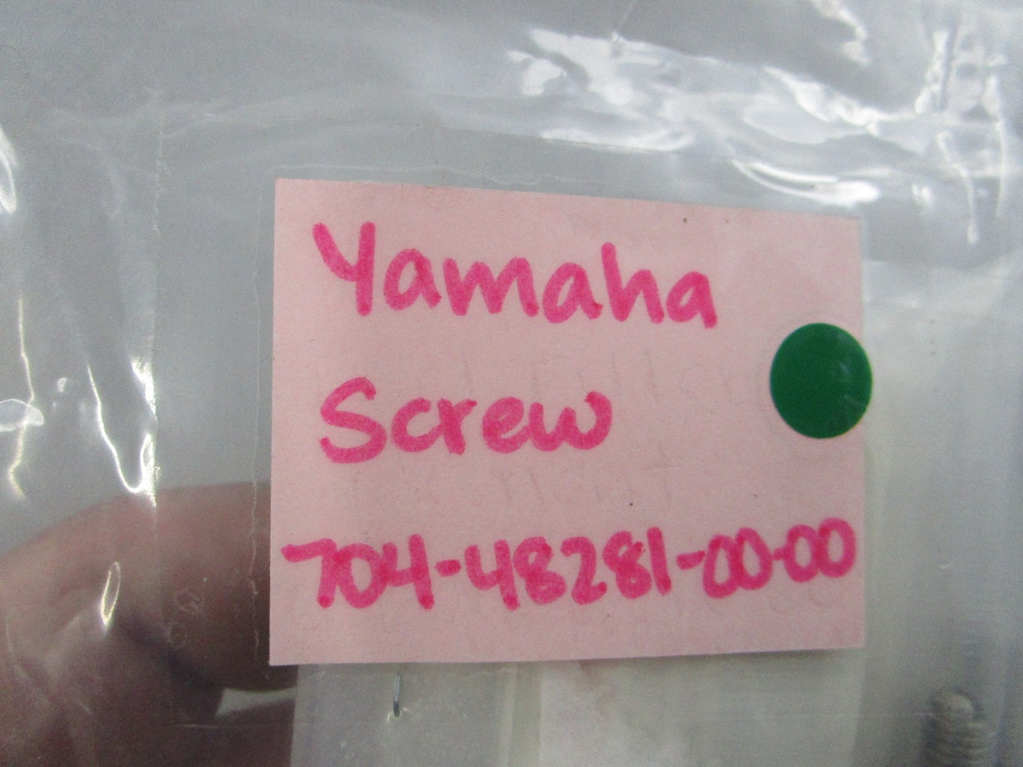 NEW OEM (LOT OF 2) 704-48281-00-00 Yamaha Screw 0810