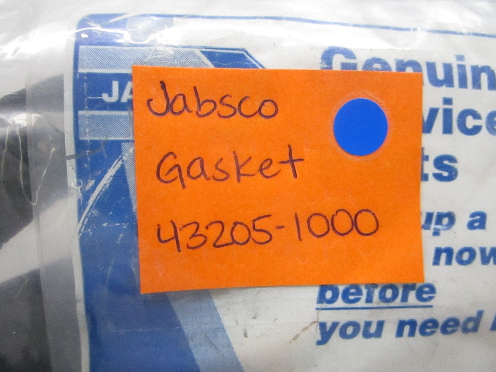 *NEW* 0810 Jabsco Gasket 43205-1000