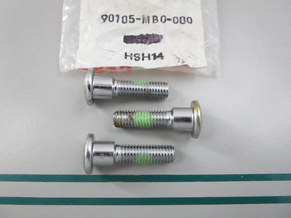 NEW OEM (LOT OF 3) 90105-MB0-000 Honda Brake Disk Bolt 0810